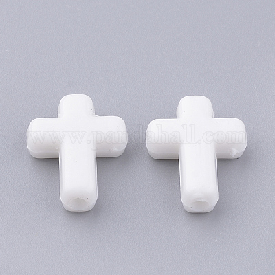 Непрозрачные акриловые бусины&nbsp;X-SACR-436-C01-1