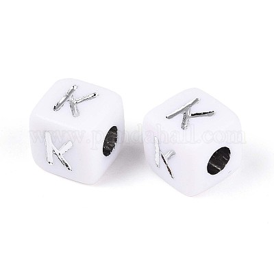 Непрозрачные акриловые бусины SACR-T035-03K-1