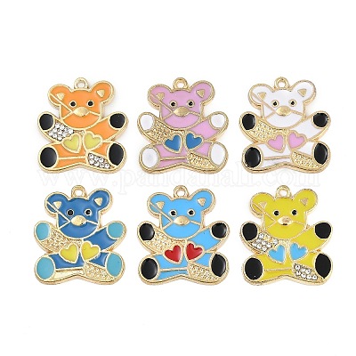 Подвески из эмали и сплава FIND-K020-28G-1