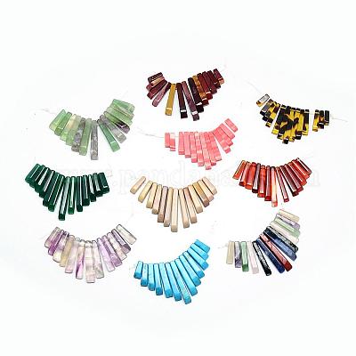 Природные и синтетические нити шарик смешанный камень G-Q481-49-1