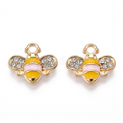 Подвески из позолоченного сплава ENAM-G212-18G-04-1