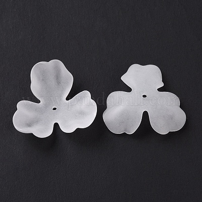 3-лепестковые прозрачные акриловые шарики OACR-A017-11-1