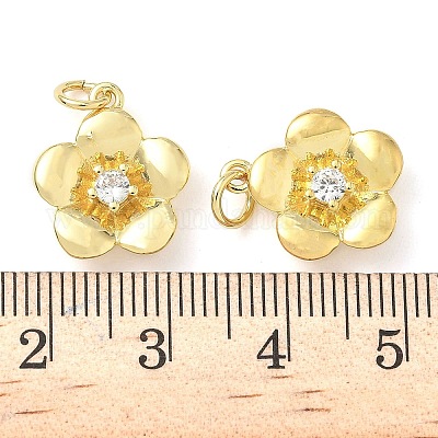 Латунные микро проложить кубического циркония подвески KK-Z120-56A-G-1