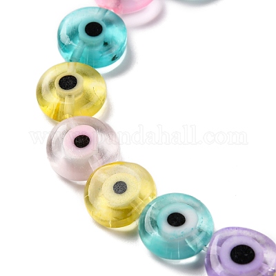 Ручной сглаза бусины бисер нитей LAMP-G164-10C-1