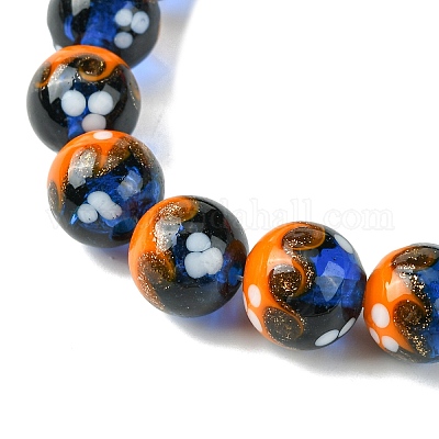 Ручной золотой песок бусины бисер нитей LAMP-A003-03G-1