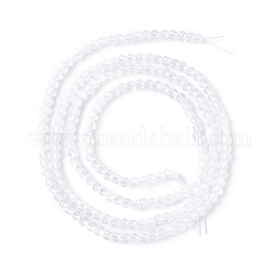 Прозрачные стеклянные бусины&nbsp;X-GLAA-C019-01A-33-1