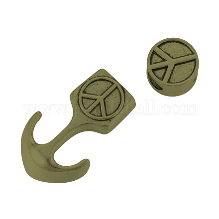 Крючки для крючков из тибетского сплава X-TIBE-Q066-28AB-NR-1