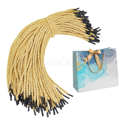 PandaHall 120pcs Twisted Gift Bag Ropes OCOR-WH0304-006C-1