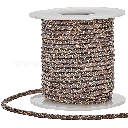 10 m geflochtenes Lederband WL-SC0001-04-1