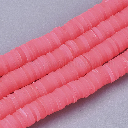 Chapelets de perle en pâte polymère manuel CLAY-R089-6mm-044-1