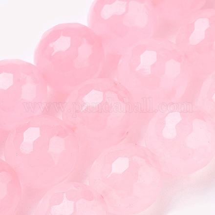 Chapelets de perles en jade de malaisie naturelle G-K288-10mm-14-1