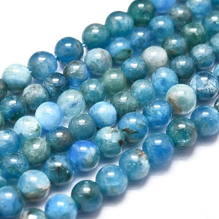 Chapelets de perles en apatite naturelle G-K305-26-C-1