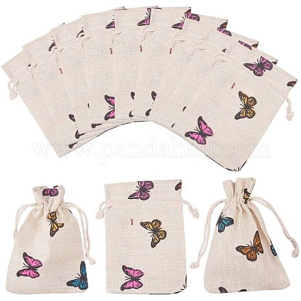 Drawstring мешки хлопка упаковка мешочки ABAG-PH0002-33B-1