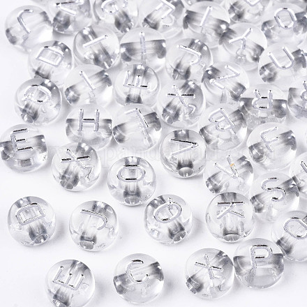 Perles acryliques transparentes transparentes MACR-T038-07A-1