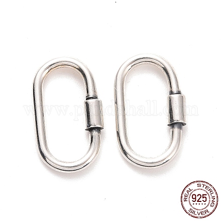 925 moschettone con chiusura in argento sterling STER-D036-14AS-1