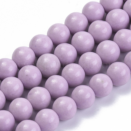Chapelets de perles d'agate naturelle X-G-S286-06C-1