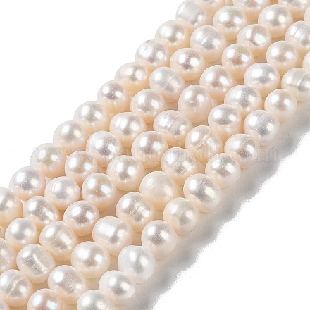 Natural Cultured Freshwater Pearl Beads Strands PEAR-E018-13-1