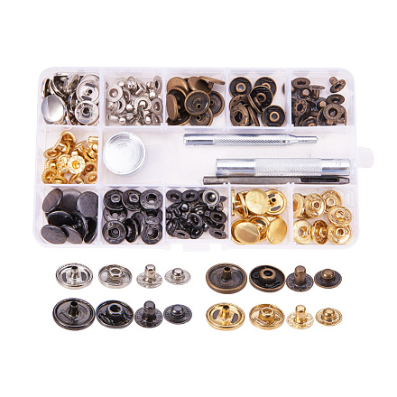 1 boîte à bijoux en métal mélangé BUTT-WH0001-02-1