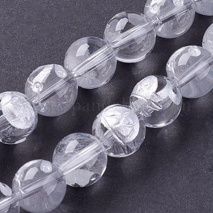 Quarzo naturale perline di cristallo fili G-G433-8mm-05-1