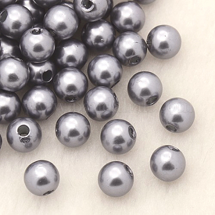 Perles acryliques de perles d'imitation PL612-09-1