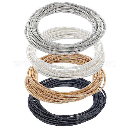 BENECREAT 48 Loops 4 Colors Spring Jewelry Wire TWIR-BC0001-49-1