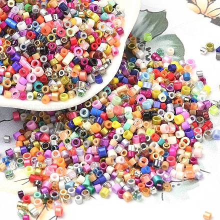 Стеклянные цилиндрические бусины&nbsp;SEED-XCP0001-40-1