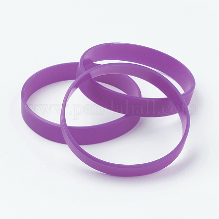Braccialetti di braccialetti in silicone BJEW-J176-180-14-1