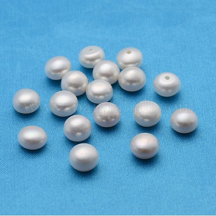 Grado aa perlas de agua dulce cultivadas naturales PEAR-D001-8-8.5-2AA-1