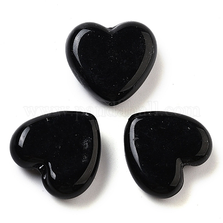 Сердца ручной работы Lampwork бисер LAMP-U003-01H-1