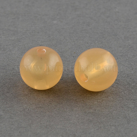 Perles en acrylique de gelée d'imitation SACR-R836-6mm-10-1