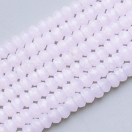 Chapelets de perles en verre imitation jade GLAA-R200-A01-1