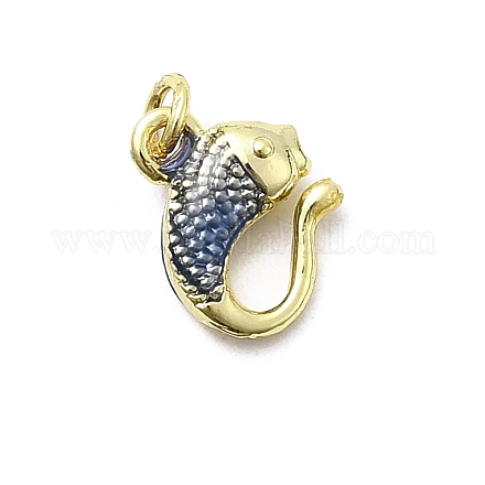 Латунь эмаль подвески KK-P338-07A-G02-1