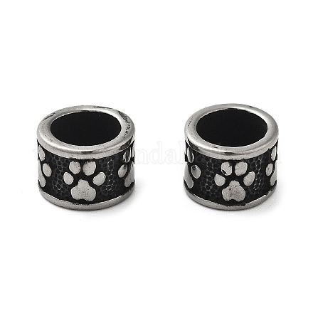 Европейские бусины из нержавеющей стали 304 STAS-V008-40AS-1