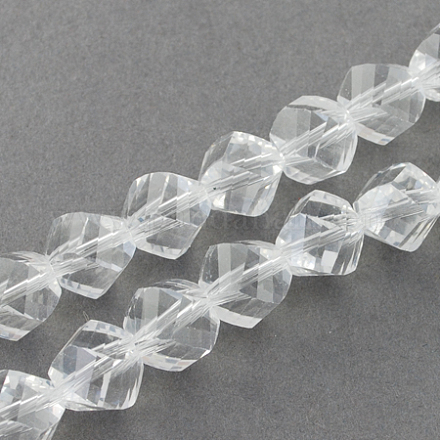 Chapelets de perles en verre GLAA-R042-8x8mm-15-1