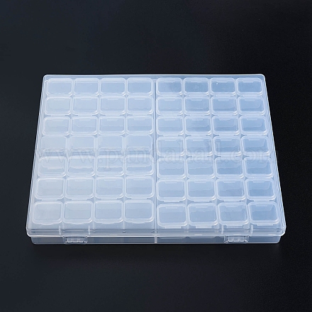 Recipientes rectangulares de almacenamiento de perlas de polipropileno (pp) CON-N012-12A-1