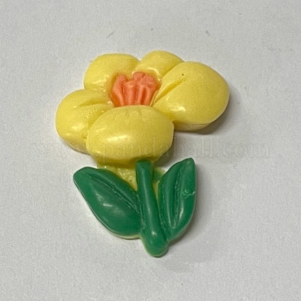 Непрозрачные кабошоны из смолы RESI-WH0035-19-1