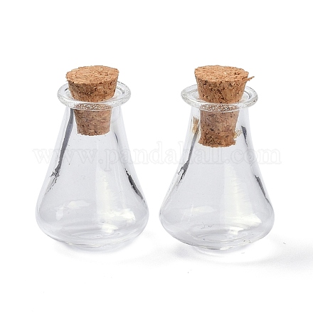 Bottiglie di sughero di vetro AJEW-O032-01A-1