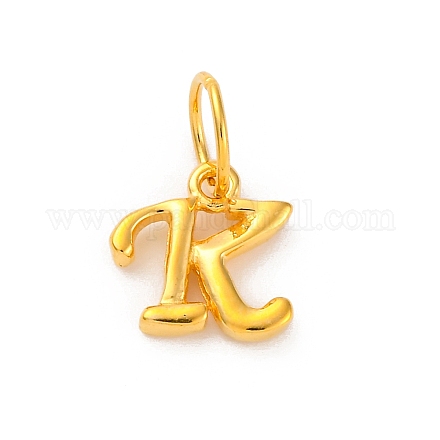 925 подвеска в виде буквы из стерлингового серебра с соединительными кольцами STER-R008-01G-K-1