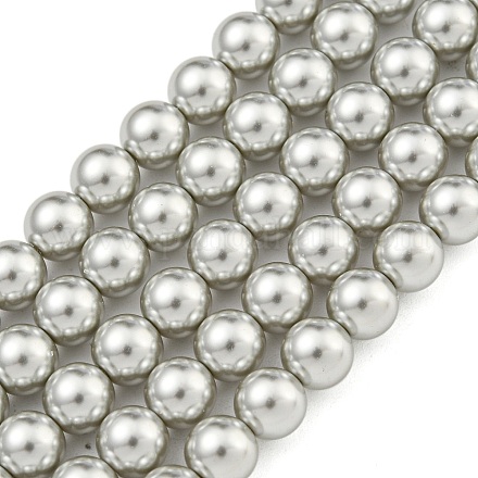 Стеклянные жемчужные бусины HY-G002-01C-04-1