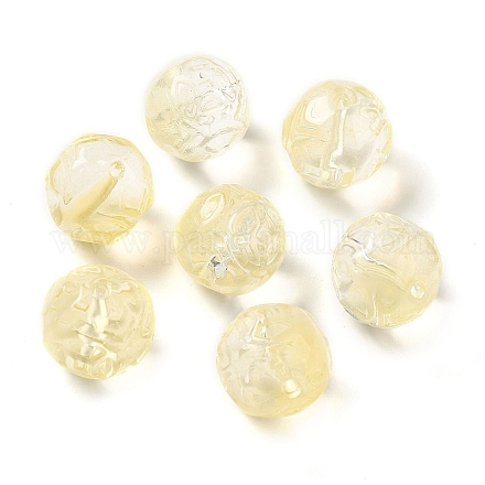 Perles en verre transparentes GLAA-A012-02J-1
