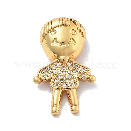 Латунные микро проложить кубического циркония подвески KK-M305-22G-1