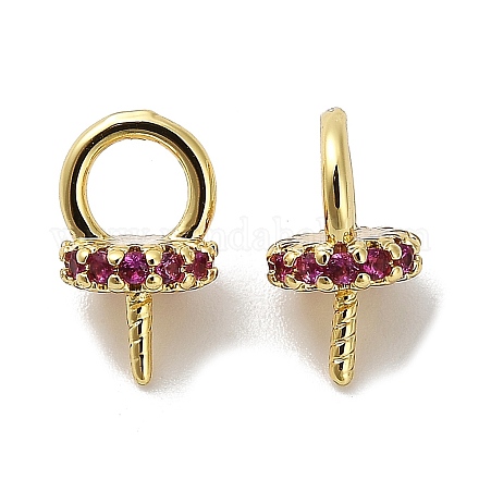 Латунный микро-паве кубический цирконий KK-S397-03B-1