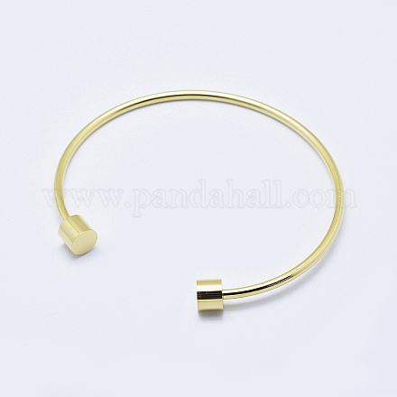 Fabrication de bracelet de manchette en acier inoxydable chirurgical 316 écologique STAS-J038-25G-1