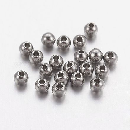 Perles en acier inoxydable X-STAS-R033-3mm-1