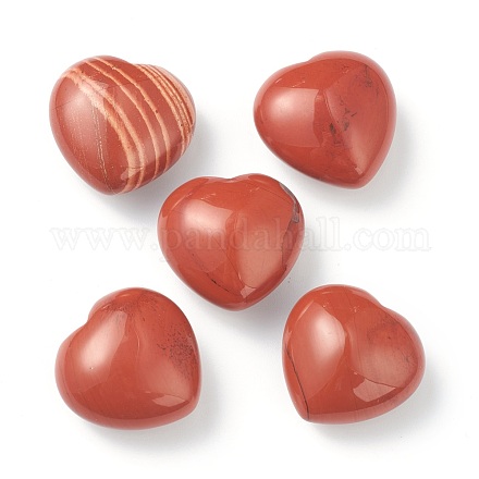 Pietra d'amore del cuore di diaspro rosso naturale G-G973-07B-1