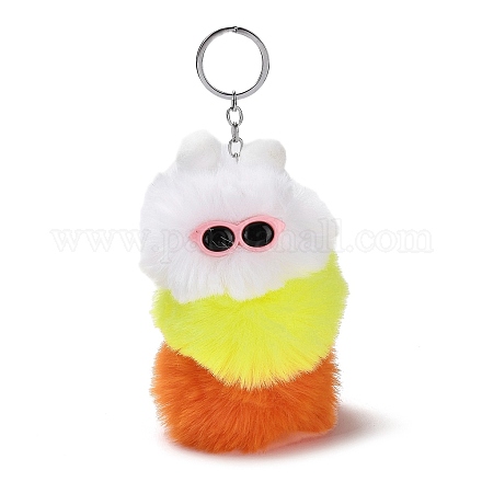 Cute Plush Cloth Worm Doll Pendant Keychains KEYC-P014-B06-1