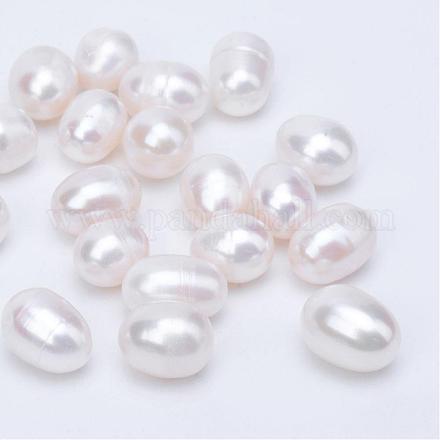 Perles de culture d'eau douce naturelles sans trou PEAR-R063-54-1