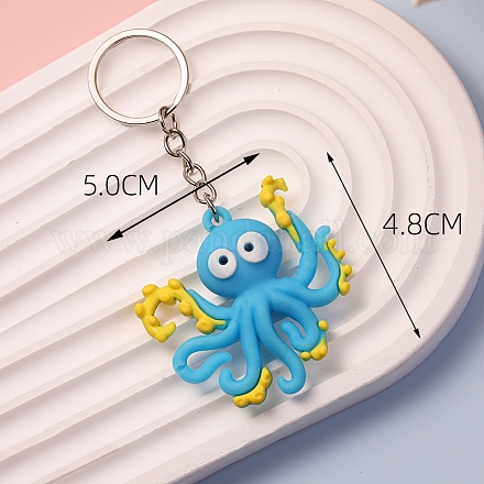 Porte-clés en plastique PVC&nbsp;PW-WGD8CA8-01-1