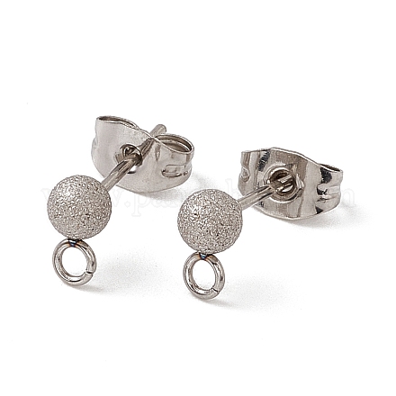 Фурнитура для сережек-гвоздиков из нержавеющей стали марки 304 STAS-E179-05B-P-1