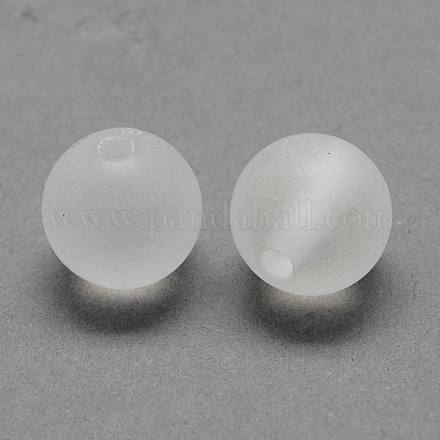 Transparent Acrylic Ball Beads FACR-R021-10mm-16-1